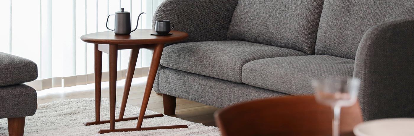 無垢サイドテーブル | 旭川・飛騨・府中などが作る国産家具 | MUKU工房