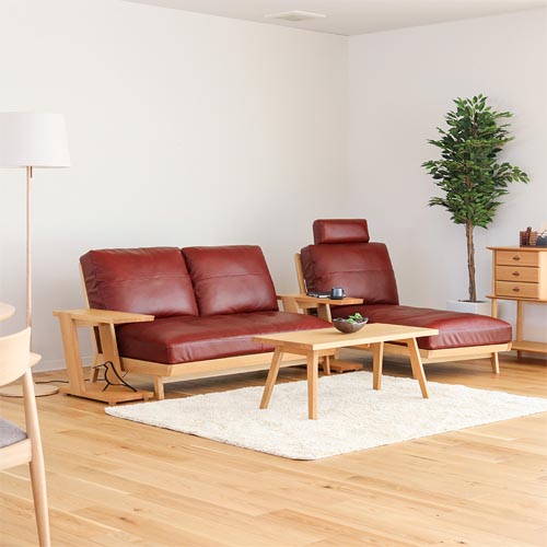 飛騨家具 nissin 日進木工 Carve カーヴ ソファ 国産家具 無垢