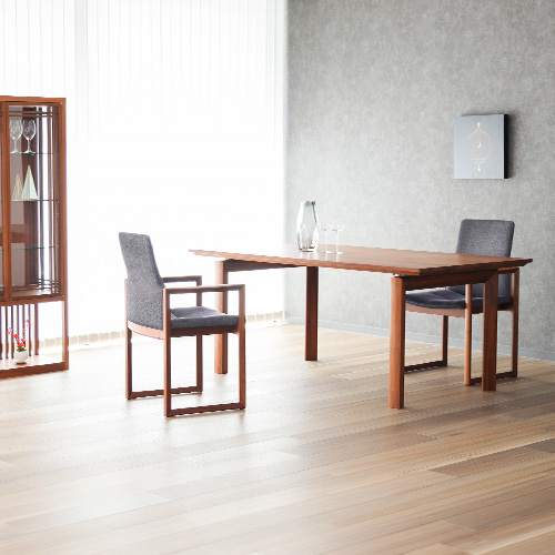 飛騨家具 nissin 日進木工 N ユイ アームチェア 国産家具 無垢