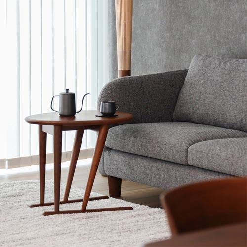 無垢サイドテーブル | 旭川・飛騨・府中などが作る国産家具 | MUKU工房