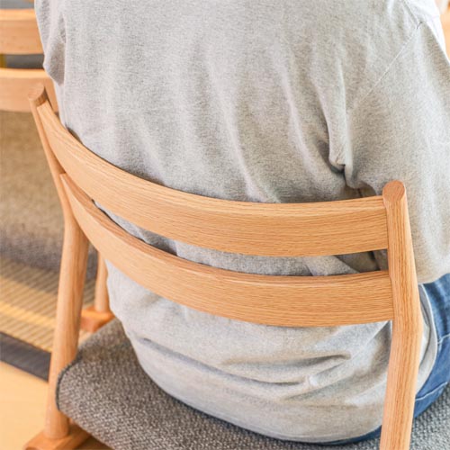 飛騨家具 nissin 日進木工 Slow スロウ 座椅子 国産家具 無垢