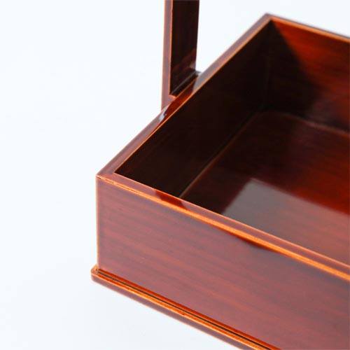 飛騨春慶 福壽漆器店 手提三段重 伝統工芸品 木製 お重箱 | MUKU工房