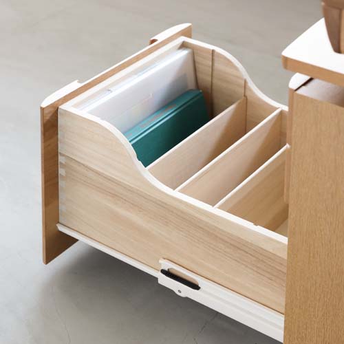 ハナハナ様 飛騨産業 デスクとフック シェルのみ販売 袖引出し 別売