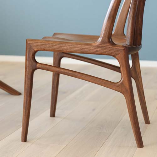 各地の名工房 KIRITSU 起立木工 リープ チェア 国産家具 無垢