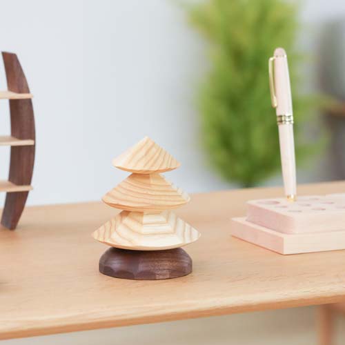 各地の名工房 kochi コチ ミニツリー 国産クラフト 木製 オブジェ