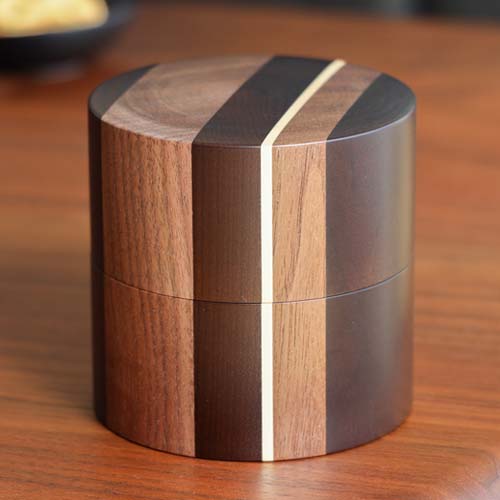 箱根寄木細工 露木木工所 tsuyuki キャニスター 国産クラフト 木製