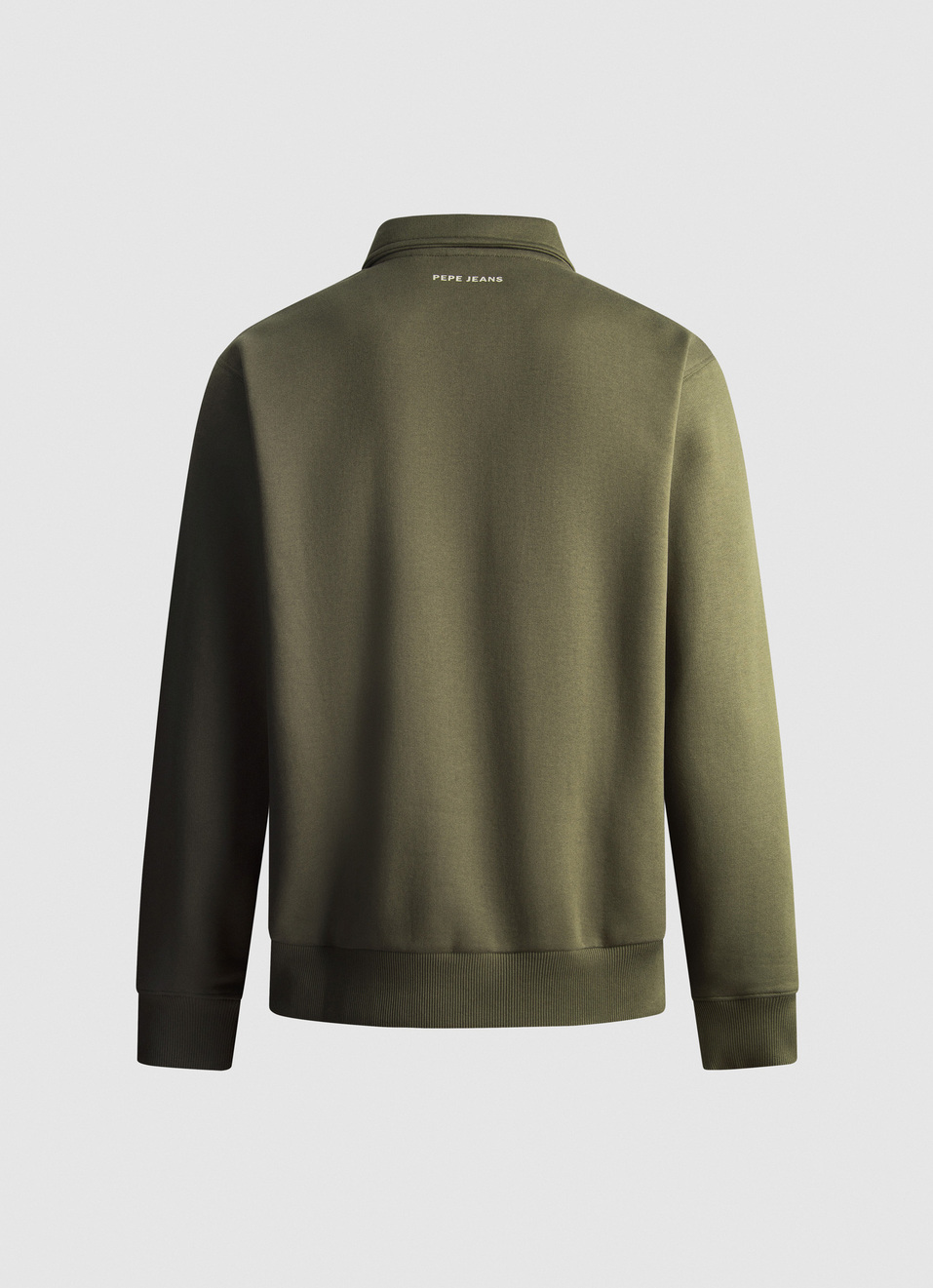 Red Bull Racing X Pepe Jeans Green Comfort Fit Half Zip Sweatshirt