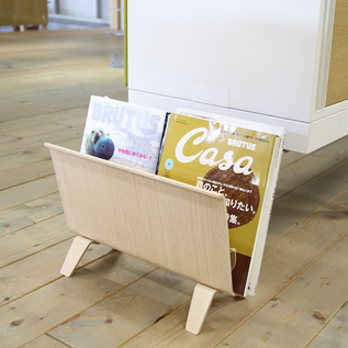 マガジンラック ホワイトオーク／SAITO WOOD （サイトーウッド）｜愛着