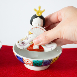 ハコ】上出長右衛門窯 (九谷焼) 雛人形 ハコ様専用】上出長右衛門窯