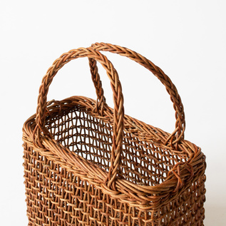 別注】あけびのかご 小出し編み／宮本工芸（みやもとこうげい）｜愛着