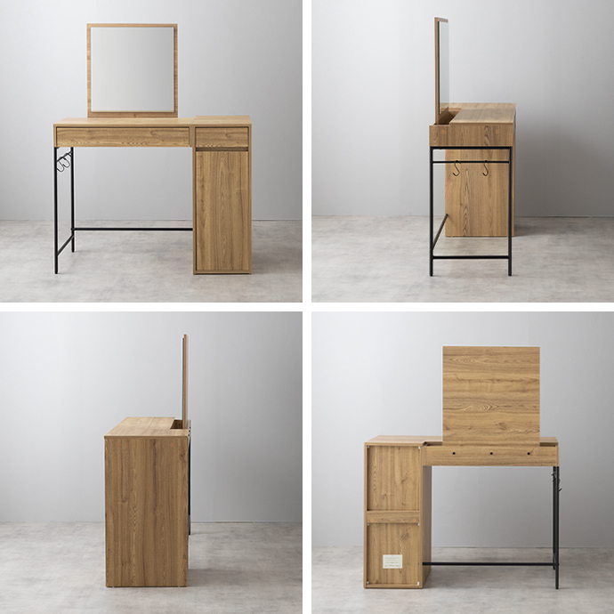 g159064]【単品】幅100cm ミラー付きドレッサー ドレッサー | 家具