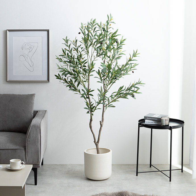 g162014]【高さ150cm】Nature 光触媒人工観葉植物 オリーブ 観葉植物