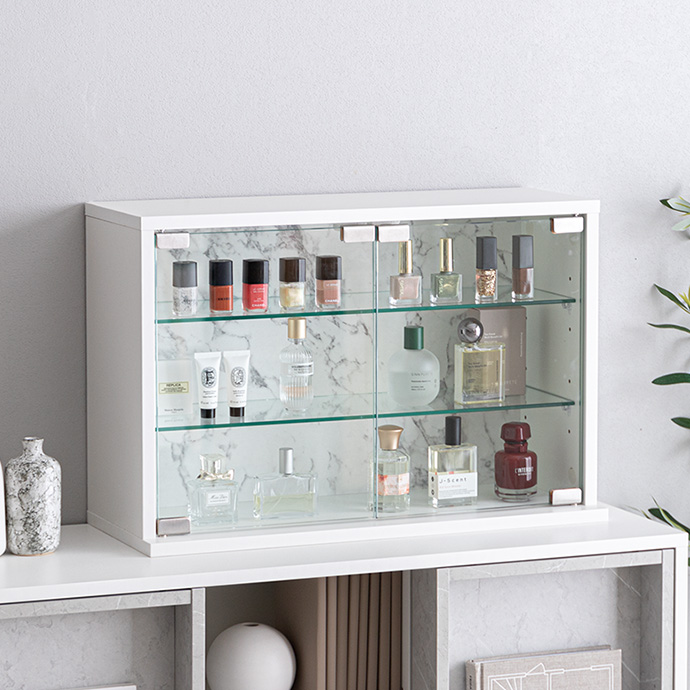 g134075]【幅60cm×高さ40cm】Grami 卓上コレクションケース 横型