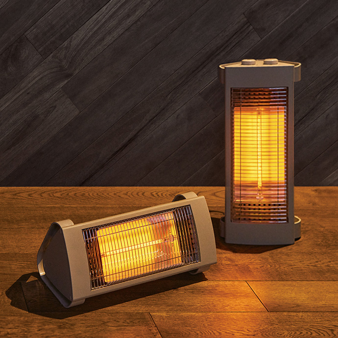 g37302]【幅20cm】New work style 2wayカーボンヒーター 加湿器