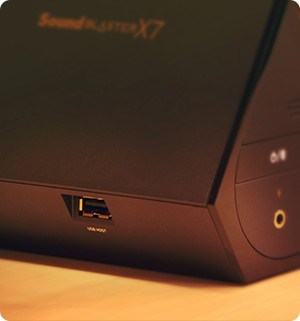Sound Blaster X7 - USB DAC＆マルチ接続のオーディオアンプ - Sound