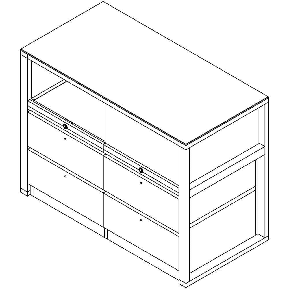ショーケース 納入参考図面データ 【スガツネ工業】