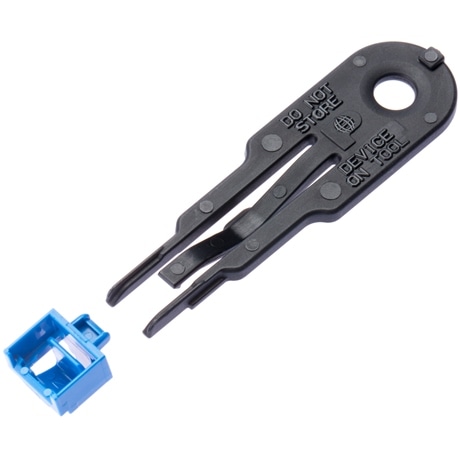 PSL-DCJB-BU: モジュラージャックガード(LANポートブロック・青