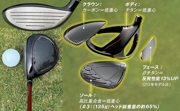 1発打てば、その飛びで即決。ヤマハ『RMX VD』FWの【飛びの要素全部