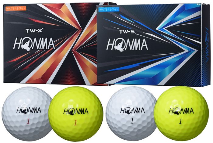 本間ゴルフ『TW-X』『TW-S』ボールの2021年モデル、12月24日デビュー