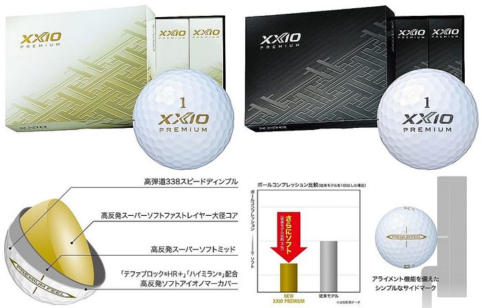 ダンロップ『ゼクシオ プレミアム』ボール、2月25日デビュー - ゴルフ