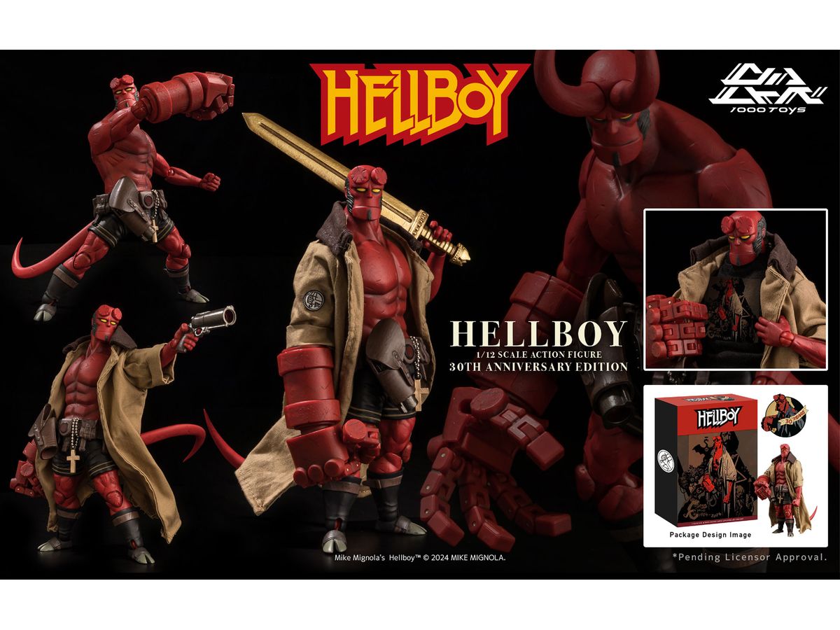 1/12 ヘルボーイ ACTION FIGURE 30TH ANNIVERSARY EDITION (ヘルボーイ