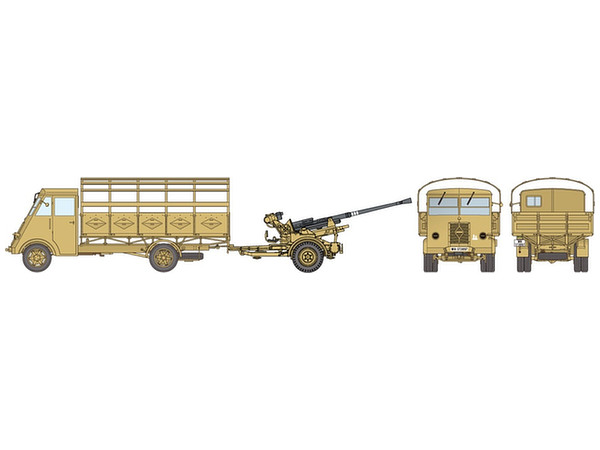 1/35 ドイツ 3.5トントラック AHN・3.7cm対空機関砲37型セット | HLJ.co.jp
