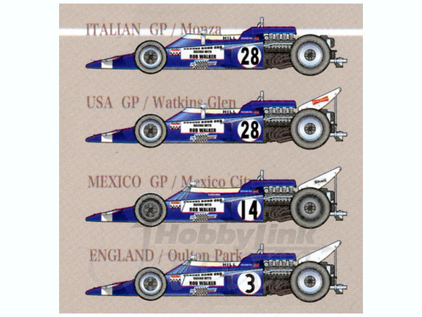 1/20 ロブウォーカー チームロータス タイプ 72C | HLJ.co.jp