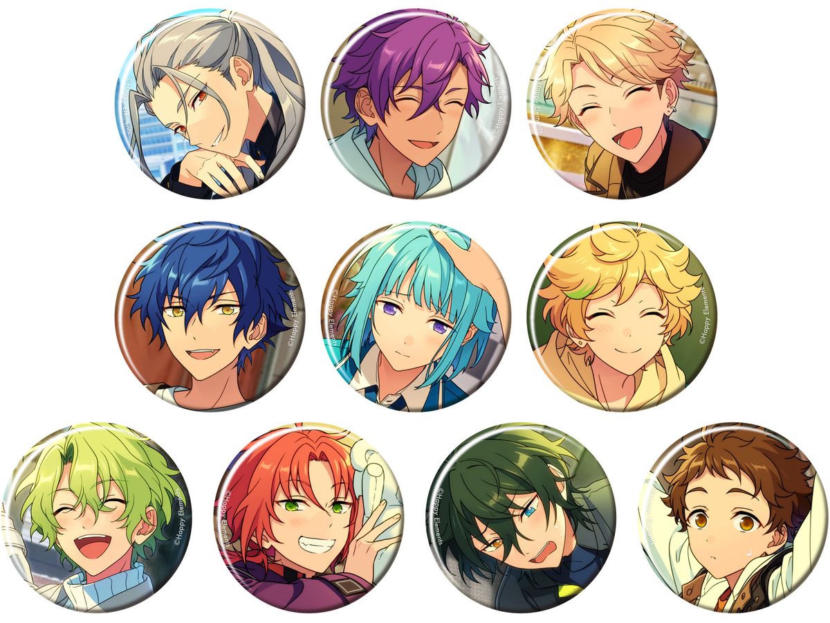 あんスタ 巴日和 テーマスカウト缶バッチ 72点 缶バッジカバー付き