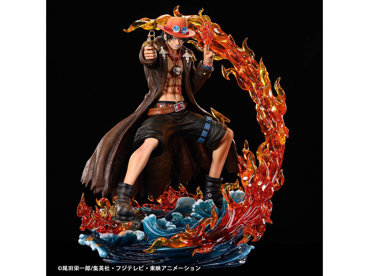 1/4 ワンピース ログコレクション 大型スタチューシリーズ エース