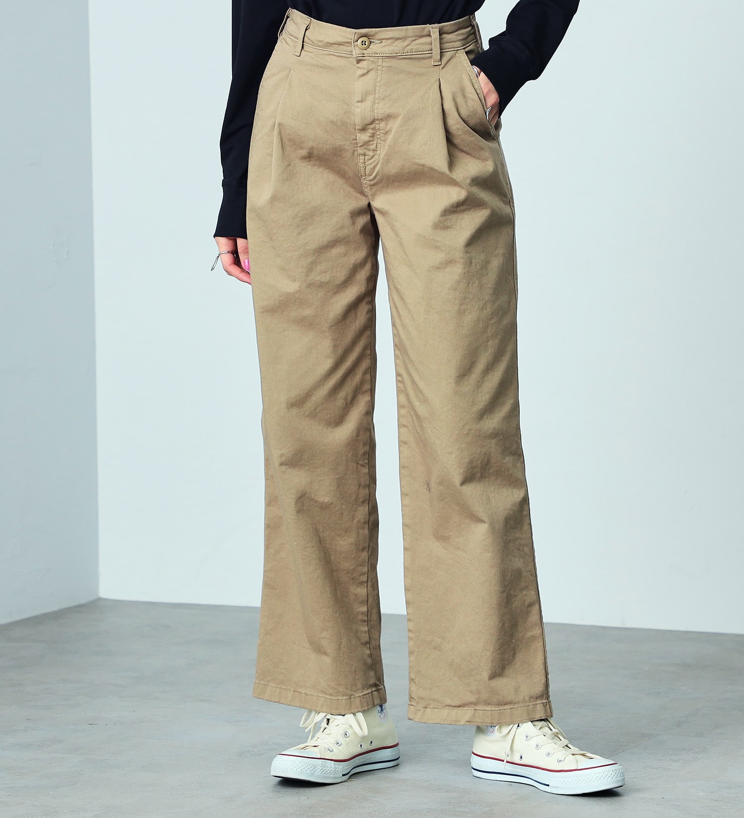 SOMETHING タックチノトラウザーパンツ|SOMETHING|サムシング