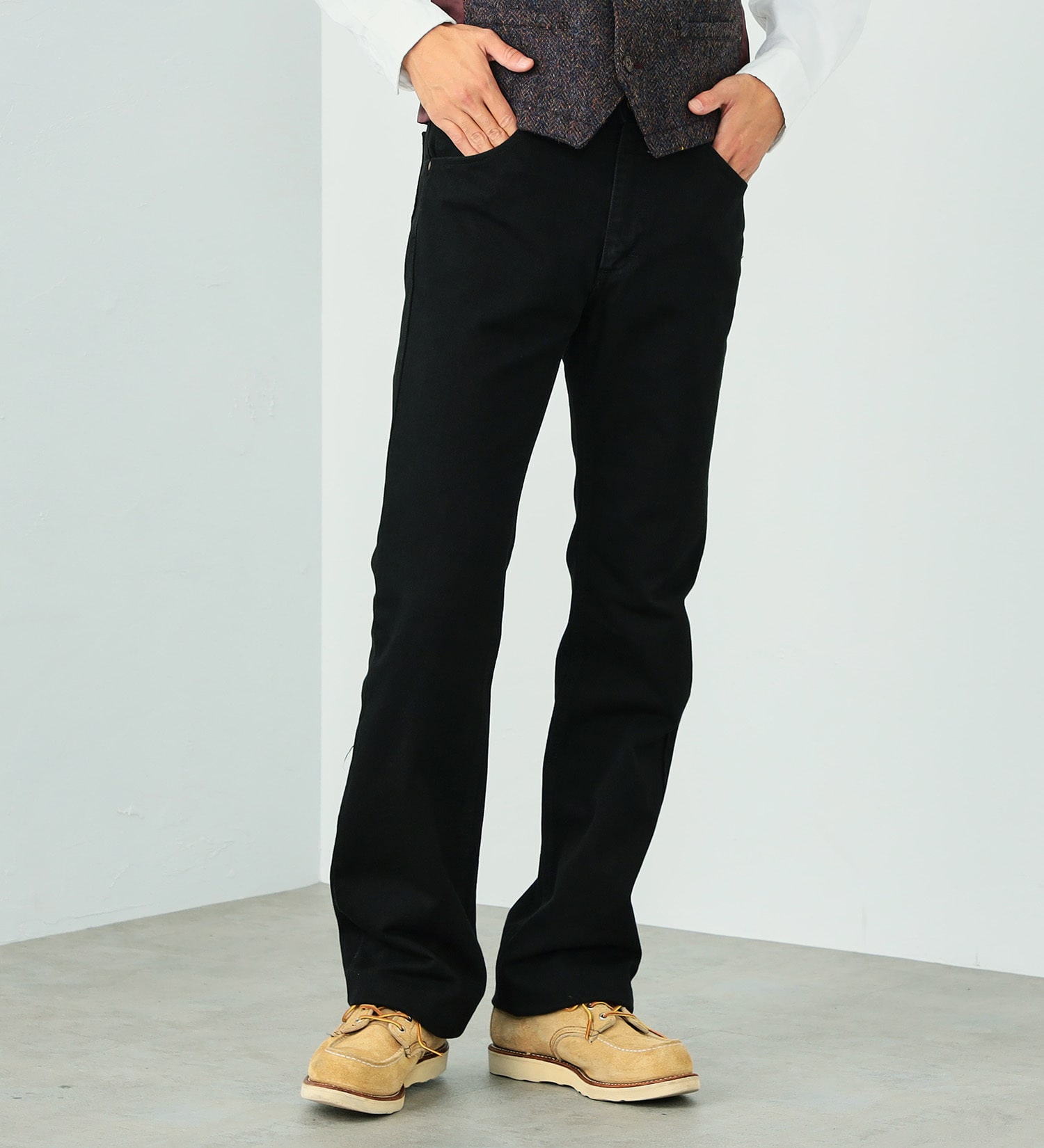 AMERICAN STANDARD 102 ブーツカットツイルパンツ【股下長め84cm】|Lee