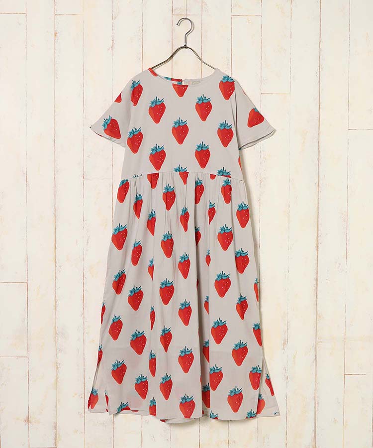 いちごワンピース ワンピース 半袖 半袖ワンピース いちご イチゴ