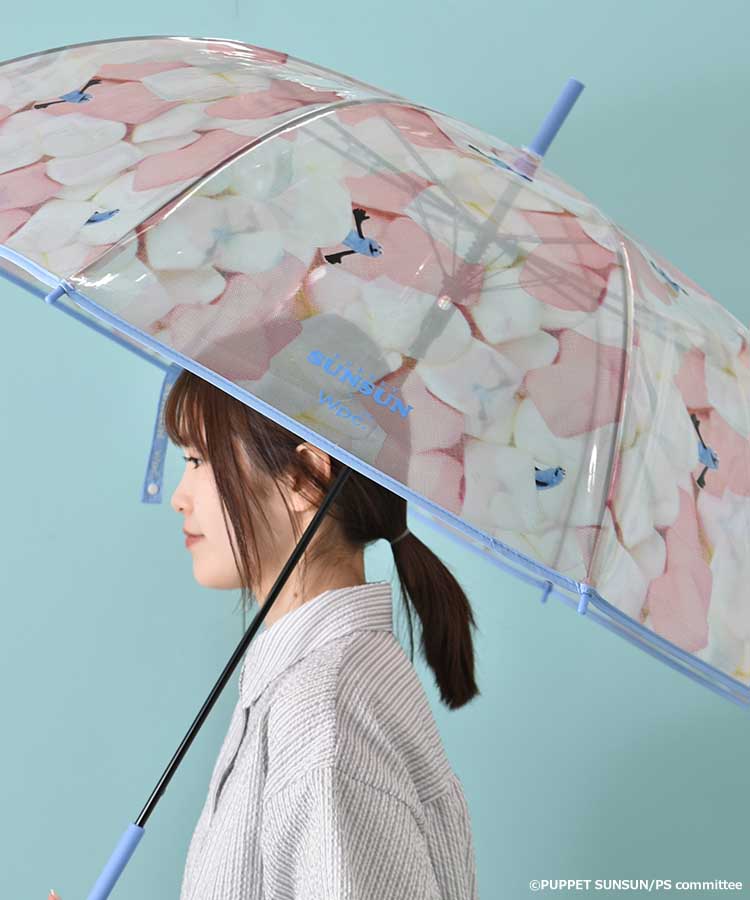 ビニール傘]パペットスンスン × Wpc. マシュマロアンブレラ | Bleu