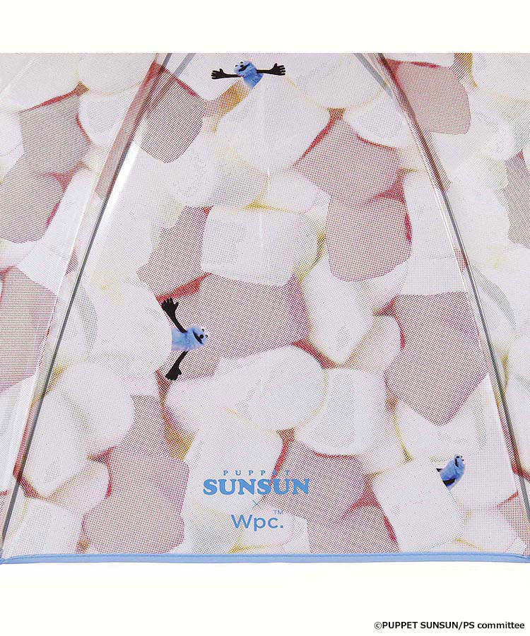 ビニール傘]パペットスンスン × Wpc. マシュマロアンブレラ | Bleu