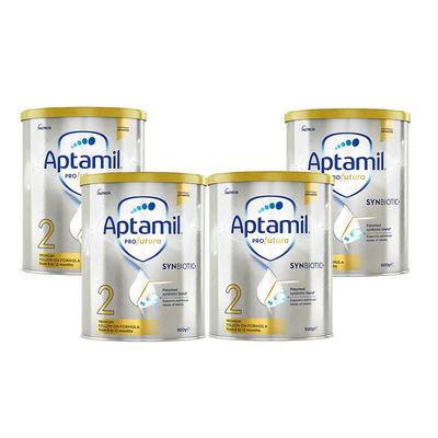 4 x Aptamil Profutura 2 Premium Baby Follow-On Formula From 6-12