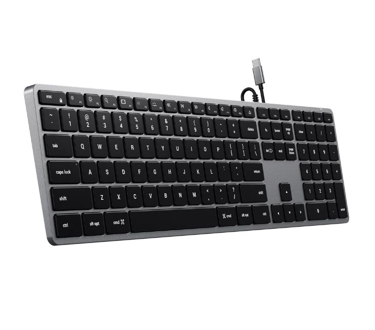 SATECHI USB-C SLIM BACKLIT KEYBOARD WITH NUMBER PAD