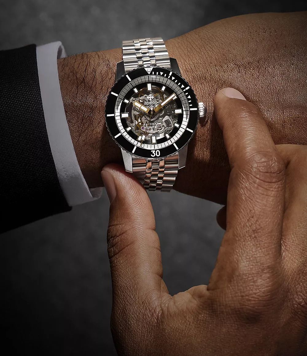 Zodiac ZO9319 Super Sea Wolf Compression Diver Skeleton