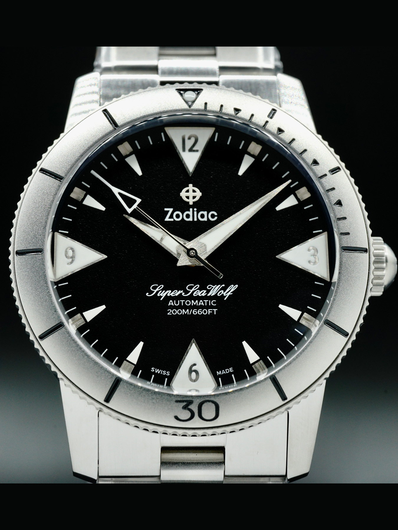 Zodiac Super Sea Wolf 1953 Diver on Bracelet ZO9213 - Exquisite
