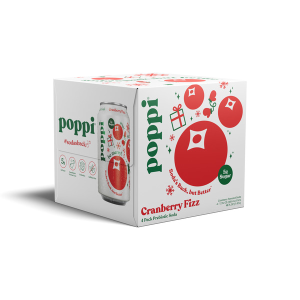 Poppi Prebiotic Soda, Cranberry Fizz Same-Day Delivery or Pickup