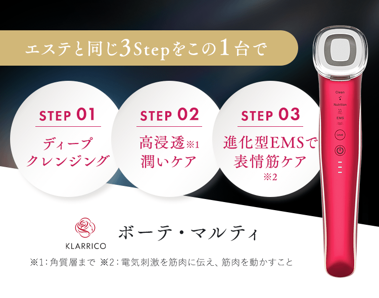 EMS多機能美顔器 導入プラス ボーテ・マルティ