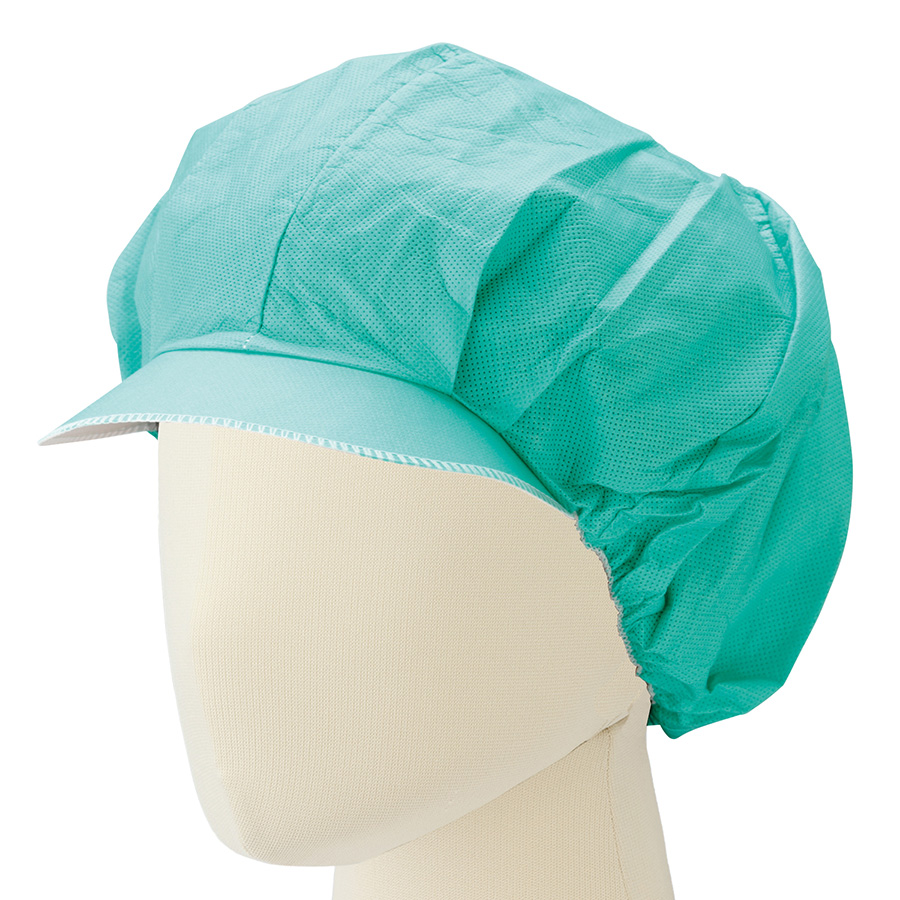 エレクト・ネット帽 キャスケット EL－700G グリーン 200枚入