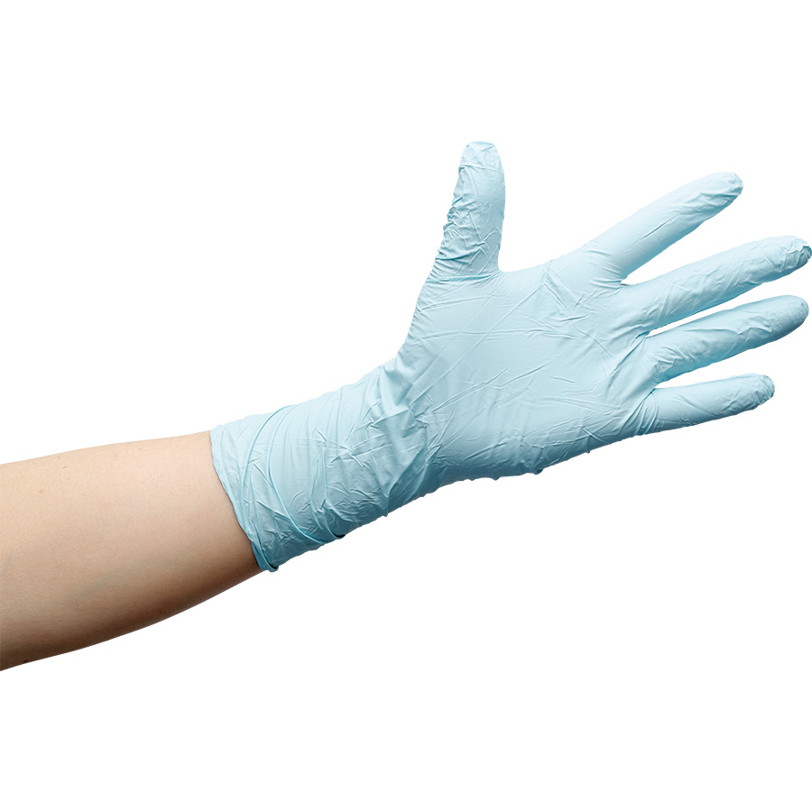 ニトリルグローブ ピュアゼロHG3 ライトブルー S／L 3000枚入