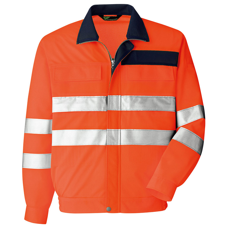 ベルデクセル JIS T 8127規格適合 高視認長袖ブルゾン