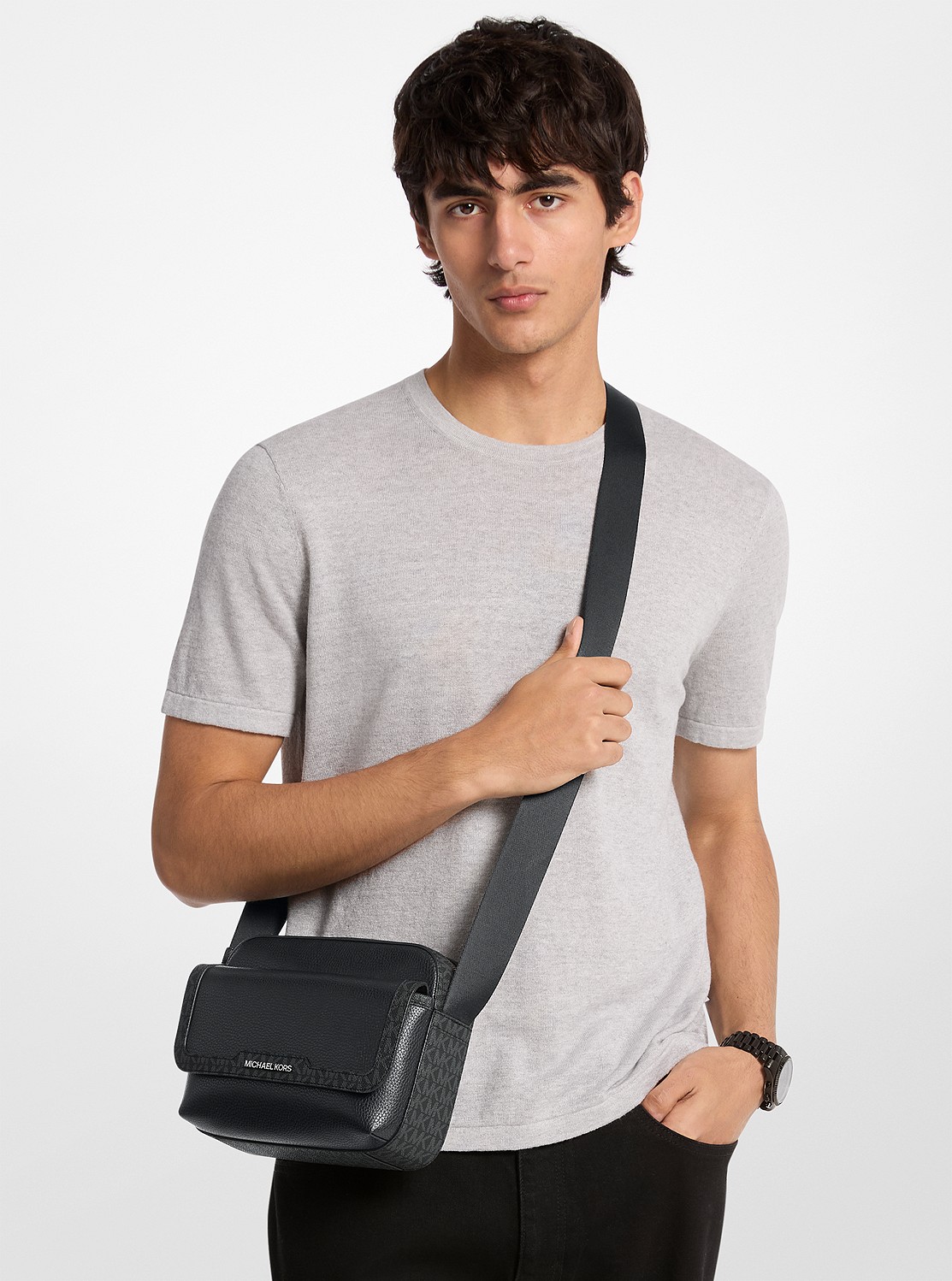 公式アウトレット】COOPER ぺブルレザー フラップ カメラバッグ