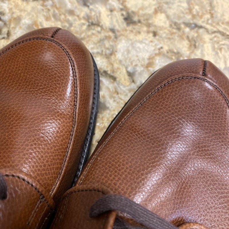 Alden 4051 Brown Pebble Grain Split Toe Blucher | Alden Model Project