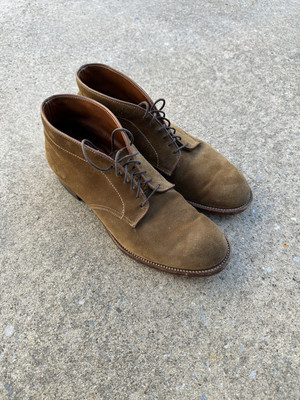 Alden 8642 Snuff Suede 6 Eyelet Chukka | Alden Model Project