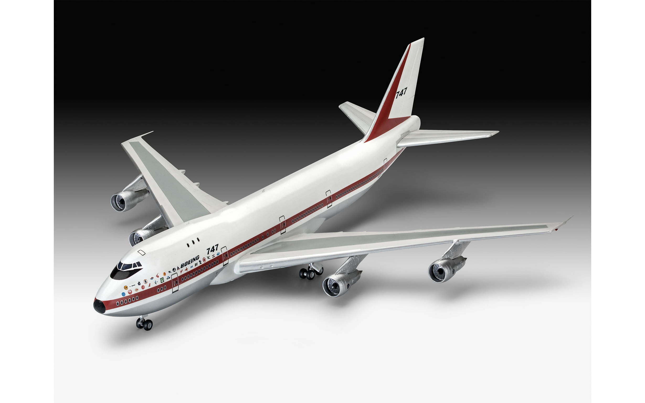 Boeing 747-100 - 50th Anniversary - Model Set - Revell 05686