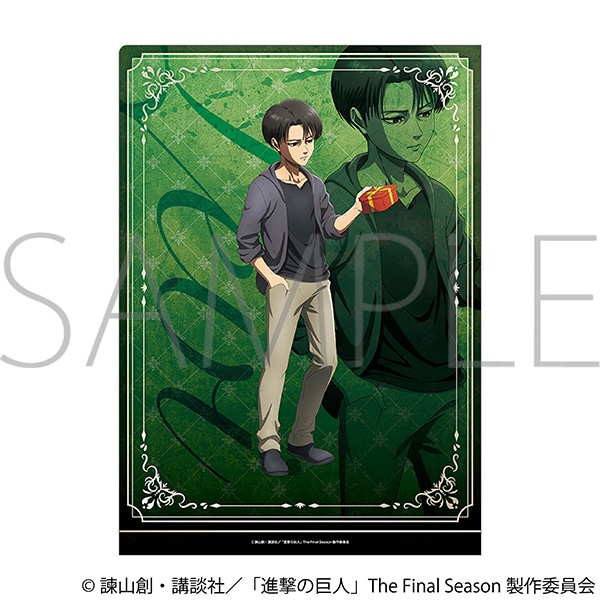 進撃の巨人 クリアファイル／リヴァイ: キャラグッズ｜ムービック（movic）