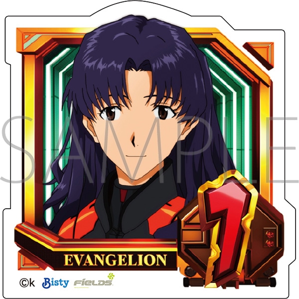 エヴァンゲリオン ダイカットステッカー／通常図柄（1・葛城ミサト