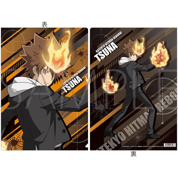 家庭教師ヒットマン REBORN！ クリアファイル／沢田綱吉: キャラグッズ